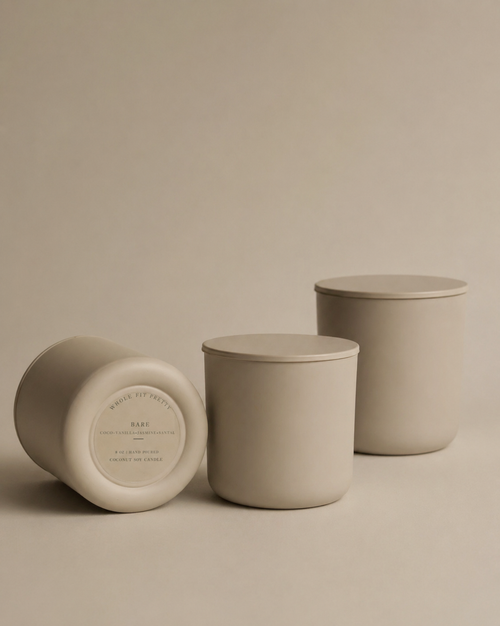 Bare 8oz
Soft Skin · Coconut · Vanilla · Santal