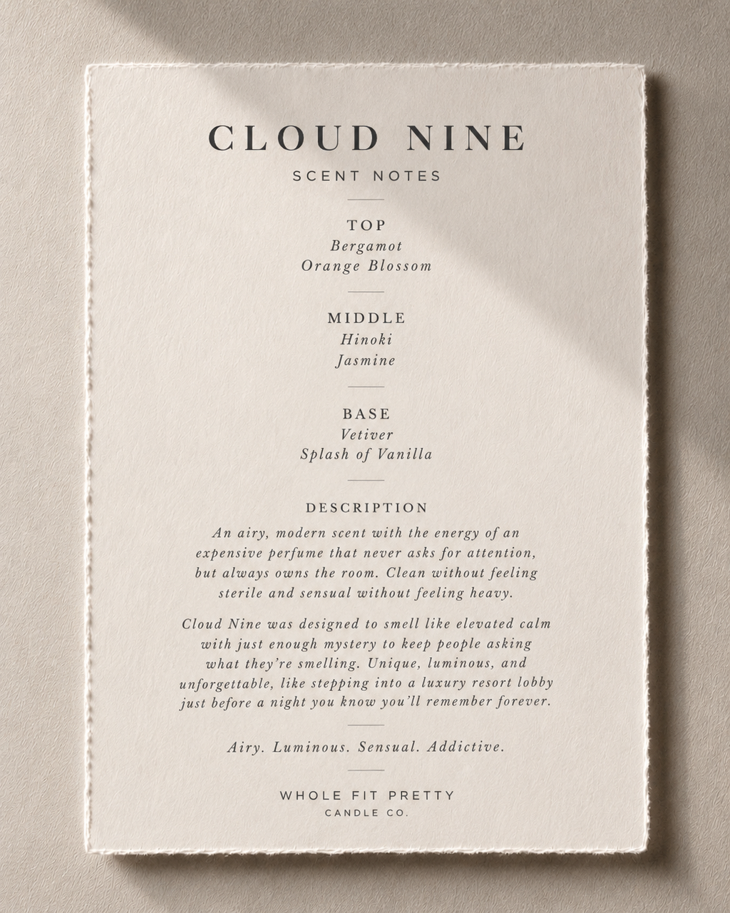 Cloud Nine 8oz Candle