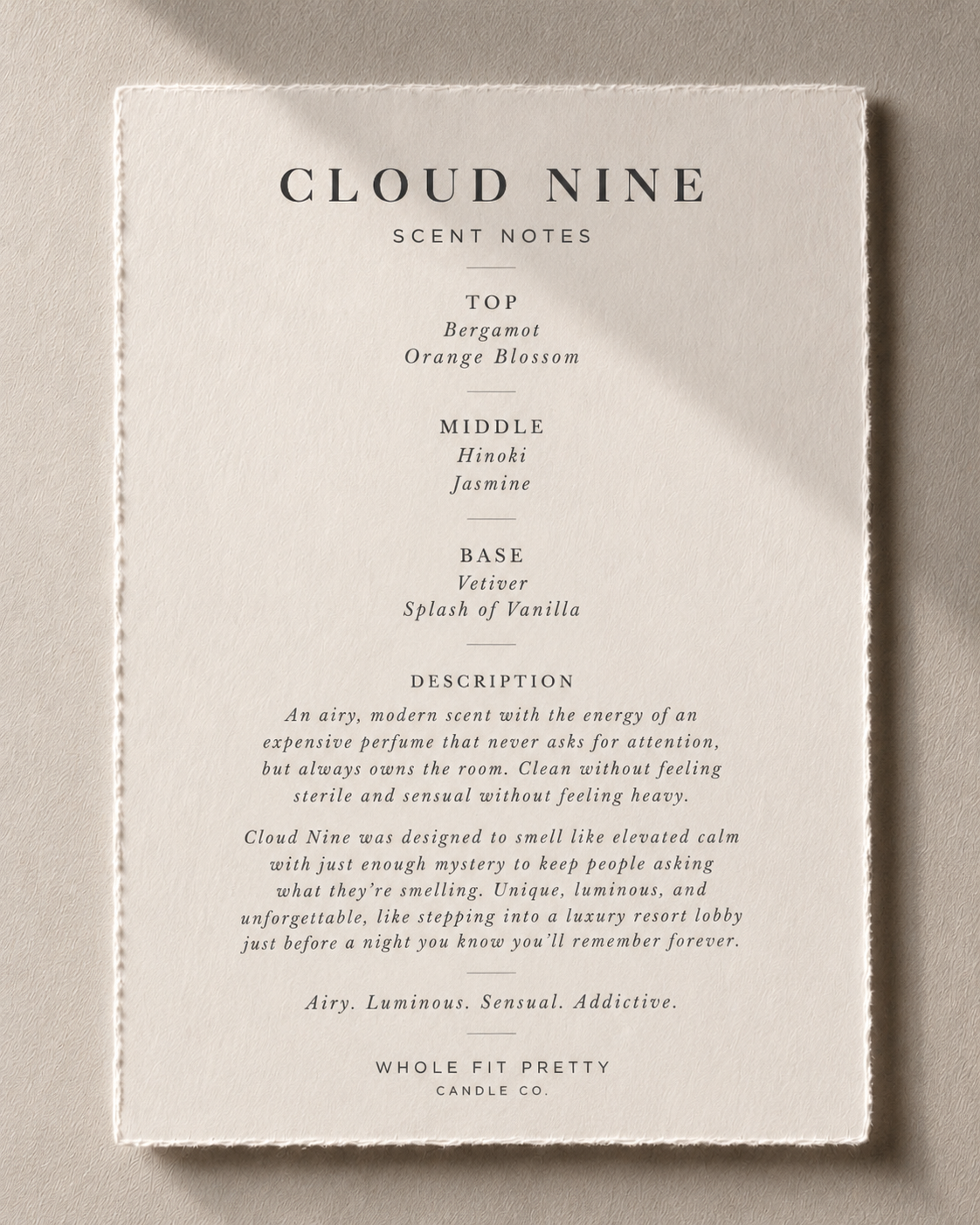 Cloud Nine 8oz Candle